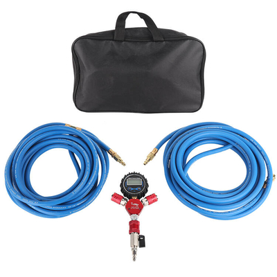 Bandenopblaassysteem voor terreinwagen, vier banden, digitale meter, slang