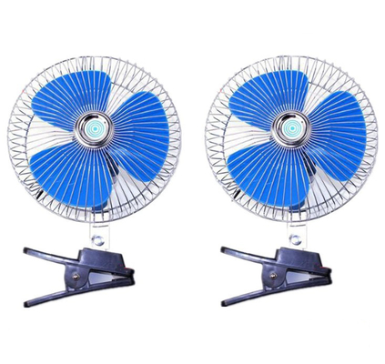 Blauwe en Zilveren Automobiel Koelventilators/Metaal en Plastic Elektrische Radiatorventilator