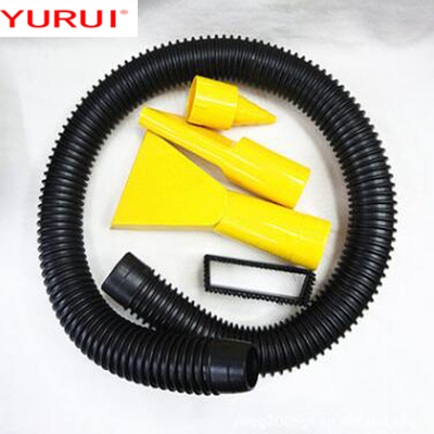 Gele draagbare ABS DC12v stofzuiger voor auto's met flexibele natte en droge