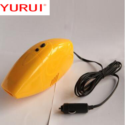 Draagbare plastic auto stofzuiger met adapter