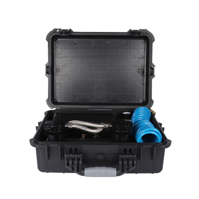 Dubbele Hoofd de Compressor Dubbele Cilinder van de Luchtopschorting voor de Inflatie van de Autoband