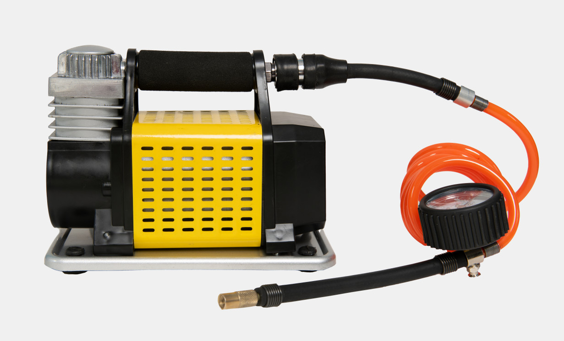 DC12V metalen draagbare bandenopblazer met metalen drukmeter en slang