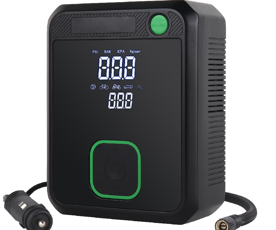 Eéncilinder oplaadbare draadloze elektrische luchtpomp met ontladingsfunctie 35L/min