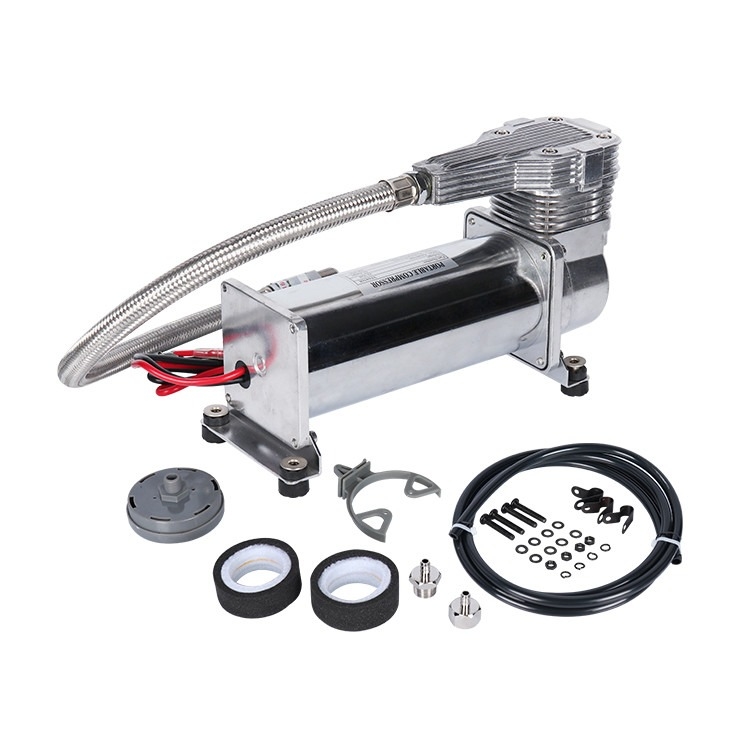 Snelchrome staal draagbare luchtcompressor 12v zwaar voertuig voor offroad auto