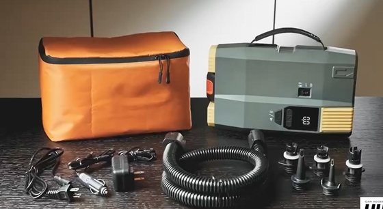 Draagbare elektrische digitale scherm Sup Pump voor Stand Up Paddle Board met drie stroomvoorziening