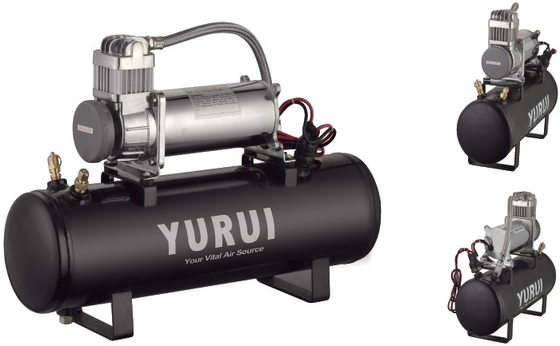 Goede prijs. 2,5 Tank IP67 van de Gallon12v de Draagbare Samengeperste Lucht met Staal/Chrome online