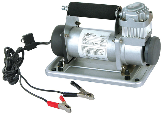 De zilveren Compressor van de Metaal12vdc Lucht Draagbaar aan Carry One Year Warranty
