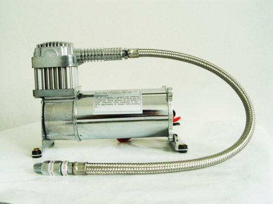 Goede prijs. Enige 150psi 12V 1/4“ de Compressor Op zwaar werk berekend Zilver van de Luchtopschorting online