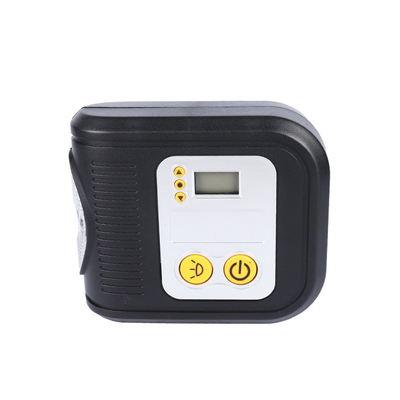 Draagbare plastic auto luchtcompressor digitaal display Dc12v opblaasband pomp met lamp doek zak
