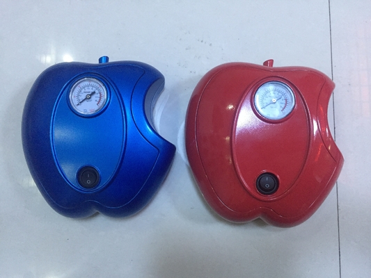 Goede prijs. Apple-van de de Autolucht van de Vormauto DC12V de Pomp Plastic Snelle Inflatie, Blauwe/Rode Kleur online
