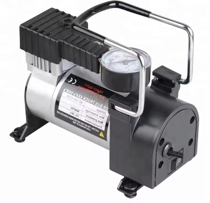 Goede prijs. Draagbare metalen luchtcompressor met horloge en zak online