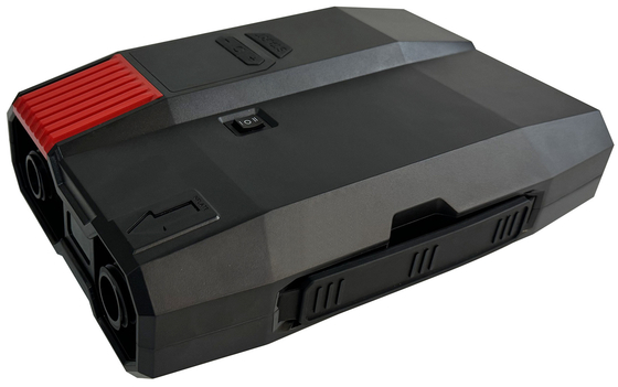 De snelste SUP-elektrische pomp 12V en AC-stroomleiding opblazen en leegblazen als een haai tot 20psi met automatisch digitaal scherm.
