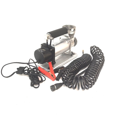 Metalen auto luchtcompressor Crocodile Clip Single Cylinder Digitaal Display Auto Inflation Air Pump