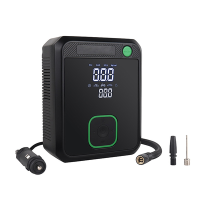 Oplaadbare draadloze digitale luchtcompressor voor auto's met LCD-scherm Draagbare DC 12V luchtpomp