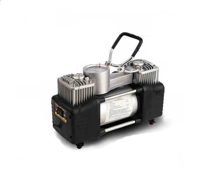 Goede prijs. Handige 180W-de Luchtcompressor Zwarte en Zilveren 150PSI van het Hoge drukmetaal online