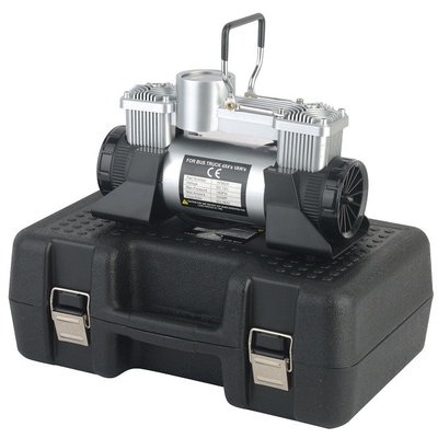 Auto banden opblazer DC 12v metalen druk auto luchtcompressor met plastic doos