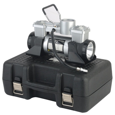 DC12v dubbelcilinder metalen bandenopblazer met LED-licht en gereedschapskist