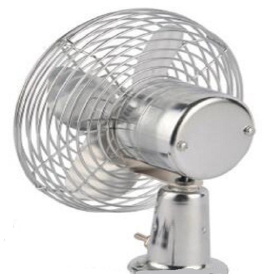 Goede prijs. Mini Electric Car Cooling Fan 6 Duim die 12v/24v in Zilveren Kleur oscilleren online