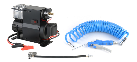 Goede prijs. Luchtcompressor Zware bandenopblazer Dc 12/24V Hoog vermogen 8.8cfm Luchtcompressor met tank online