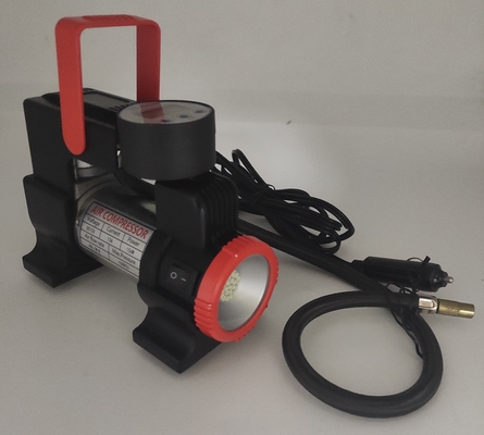 DC12V LED licht draagbare metalen auto luchtcompressor met digitale meter