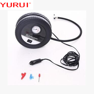 Plastic Draagbare DC12v Autoband Opblazen Luchtcompressor Met Sigaretten aansteker Plug