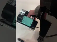 Eéncilinder DC12V metalen draagbare auto-luchtcompressor met metalen drukmeter